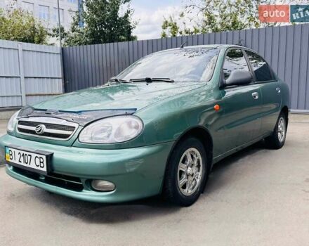 Зеленый ЗАЗ Ланос, объемом двигателя 1.5 л и пробегом 82 тыс. км за 3450 $, фото 1 на Automoto.ua