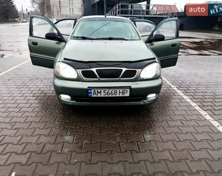 Зеленый ЗАЗ Ланос, объемом двигателя 1.5 л и пробегом 235 тыс. км за 2300 $, фото 7 на Automoto.ua