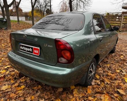 Зеленый ЗАЗ Ланос, объемом двигателя 1.5 л и пробегом 130 тыс. км за 3190 $, фото 5 на Automoto.ua
