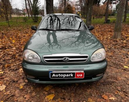 Зеленый ЗАЗ Ланос, объемом двигателя 1.5 л и пробегом 130 тыс. км за 3190 $, фото 1 на Automoto.ua