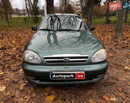 Зеленый ЗАЗ Ланос, объемом двигателя 1.5 л и пробегом 130 тыс. км за 3190 $, фото 1 на Automoto.ua