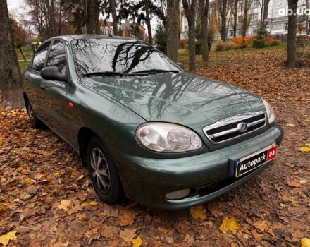 Зеленый ЗАЗ Ланос, объемом двигателя 1.5 л и пробегом 130 тыс. км за 3190 $, фото 2 на Automoto.ua