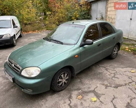 Зеленый ЗАЗ Ланос, объемом двигателя 1.5 л и пробегом 129 тыс. км за 3350 $, фото 5 на Automoto.ua