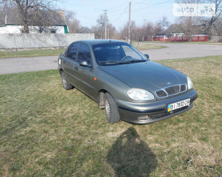 Зеленый ЗАЗ Ланос, объемом двигателя 1.5 л и пробегом 264 тыс. км за 2500 $, фото 1 на Automoto.ua