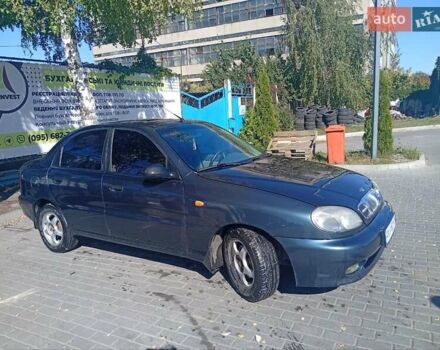 Зеленый ЗАЗ Ланос, объемом двигателя 1.6 л и пробегом 316 тыс. км за 3000 $, фото 1 на Automoto.ua