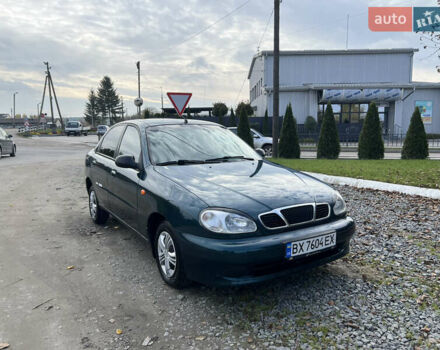 Зеленый ЗАЗ Ланос, объемом двигателя 1.3 л и пробегом 160 тыс. км за 1750 $, фото 1 на Automoto.ua