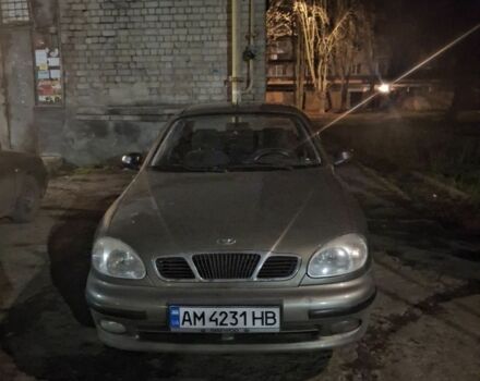 Зеленый ЗАЗ Ланос, объемом двигателя 1.4 л и пробегом 230 тыс. км за 1600 $, фото 1 на Automoto.ua