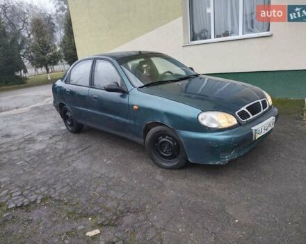 Зеленый ЗАЗ Ланос, объемом двигателя 1.5 л и пробегом 500 тыс. км за 750 $, фото 1 на Automoto.ua