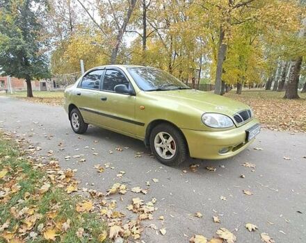 Зелений ЗАЗ Ланос, об'ємом двигуна 1.39 л та пробігом 128 тис. км за 2200 $, фото 1 на Automoto.ua
