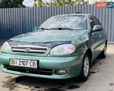 Зеленый ЗАЗ Ланос, объемом двигателя 1.5 л и пробегом 82 тыс. км за 3450 $, фото 1 на Automoto.ua