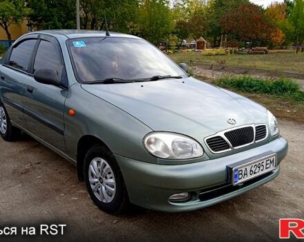 Зеленый ЗАЗ Ланос, объемом двигателя 1.5 л и пробегом 142 тыс. км за 3100 $, фото 1 на Automoto.ua
