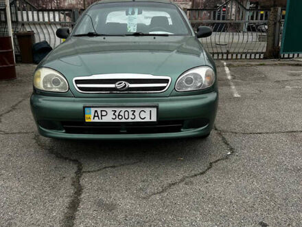 Зеленый ЗАЗ Ланос, объемом двигателя 1.5 л и пробегом 188 тыс. км за 3000 $, фото 1 на Automoto.ua