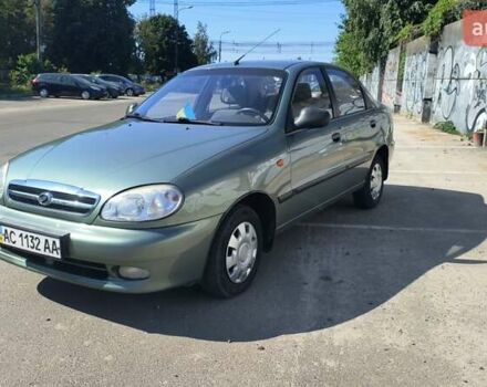 Зеленый ЗАЗ Ланос, объемом двигателя 1.5 л и пробегом 204 тыс. км за 2690 $, фото 1 на Automoto.ua