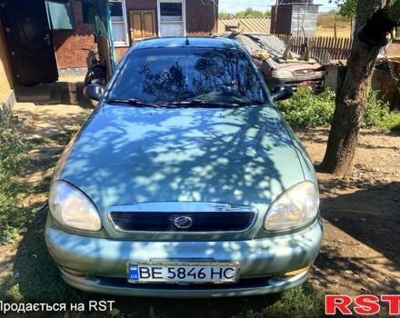 Зелений ЗАЗ Ланос, об'ємом двигуна 1.5 л та пробігом 216 тис. км за 3300 $, фото 1 на Automoto.ua