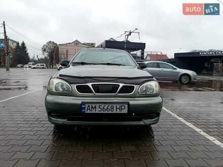 Зелений ЗАЗ Ланос, об'ємом двигуна 1.5 л та пробігом 235 тис. км за 2300 $, фото 1 на Automoto.ua