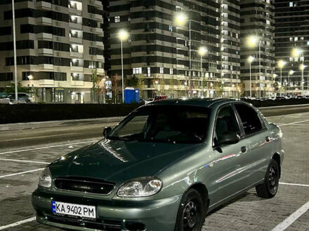 Зеленый ЗАЗ Ланос, объемом двигателя 1.6 л и пробегом 160 тыс. км за 3200 $, фото 1 на Automoto.ua