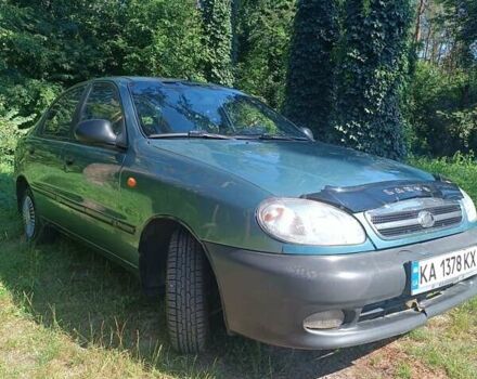 Зеленый ЗАЗ Ланос, объемом двигателя 1.5 л и пробегом 230 тыс. км за 2000 $, фото 1 на Automoto.ua