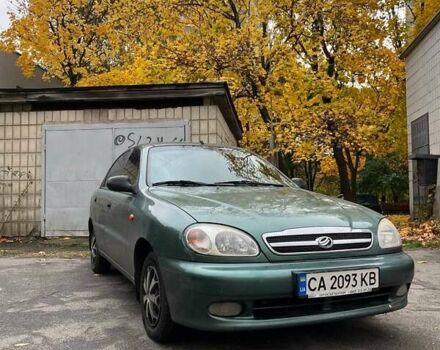 Зеленый ЗАЗ Ланос, объемом двигателя 1.5 л и пробегом 129 тыс. км за 3350 $, фото 1 на Automoto.ua
