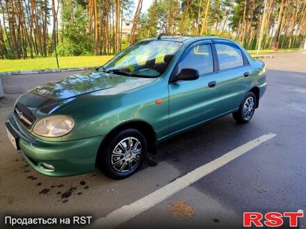 Зеленый ЗАЗ Ланос, объемом двигателя 1.5 л и пробегом 120 тыс. км за 3550 $, фото 1 на Automoto.ua