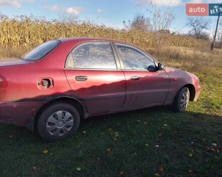 ЗАЗ Сенс 2008 в Прилуках на Automoto.ua Красный ЗАЗ Сенс, объемом двигателя 1.3 л и пробегом 432 тыс. км за 1200 $, фото 2 на Automoto.ua