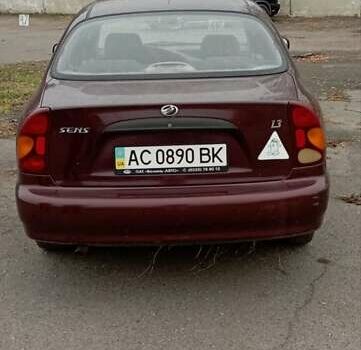 Червоний ЗАЗ Sens, об'ємом двигуна 1.3 л та пробігом 51 тис. км за 2400 $, фото 3 на Automoto.ua