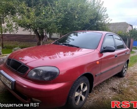 Червоний ЗАЗ Sens, об'ємом двигуна 1.3 л та пробігом 280 тис. км за 1900 $, фото 1 на Automoto.ua