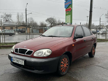 Червоний ЗАЗ Sens, об'ємом двигуна 1.3 л та пробігом 88 тис. км за 1650 $, фото 1 на Automoto.ua