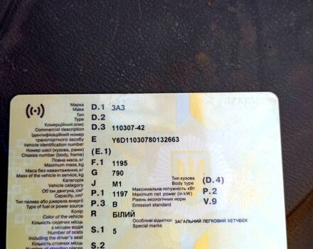 Белый ЗАЗ Славута, объемом двигателя 1.2 л и пробегом 99 тыс. км за 1100 $, фото 2 на Automoto.ua