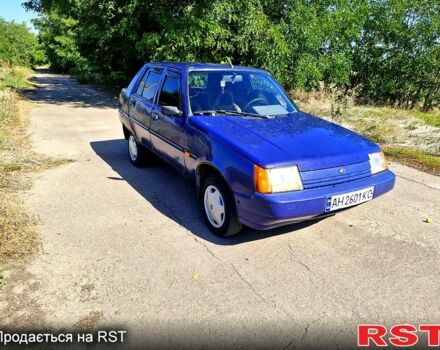 Синий ЗАЗ Славута, объемом двигателя 1.2 л и пробегом 100 тыс. км за 600 $, фото 1 на Automoto.ua