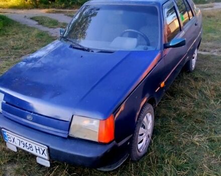 Синий ЗАЗ Славута, объемом двигателя 1.2 л и пробегом 100 тыс. км за 610 $, фото 1 на Automoto.ua