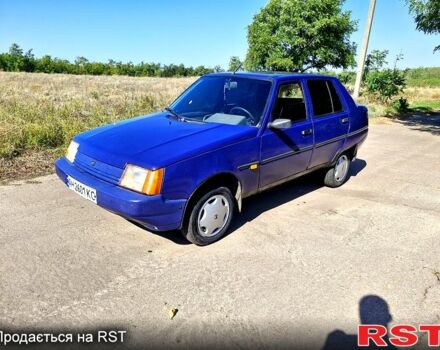 Синий ЗАЗ Славута, объемом двигателя 1.2 л и пробегом 100 тыс. км за 600 $, фото 1 на Automoto.ua