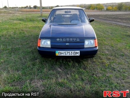 Синий ЗАЗ Славута, объемом двигателя 1.2 л и пробегом 96 тыс. км за 950 $, фото 1 на Automoto.ua