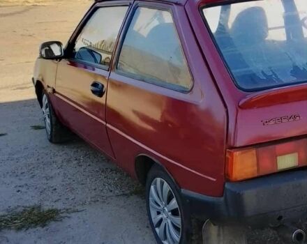Красный ЗАЗ Таврия, объемом двигателя 1 л и пробегом 920 тыс. км за 596 $, фото 1 на Automoto.ua