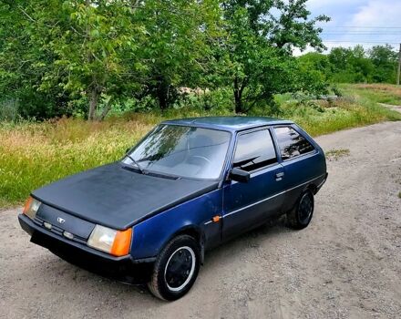 Синий ЗАЗ Таврия, объемом двигателя 1.2 л и пробегом 188 тыс. км за 450 $, фото 1 на Automoto.ua