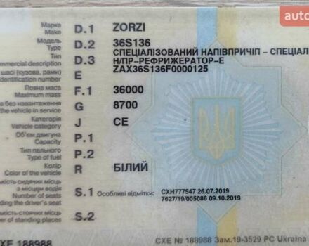 Белый Зорзи 36S, объемом двигателя 0 л и пробегом 0 тыс. км за 6000 $, фото 50 на Automoto.ua