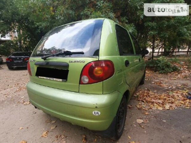 Daewoo Matiz 2007 года