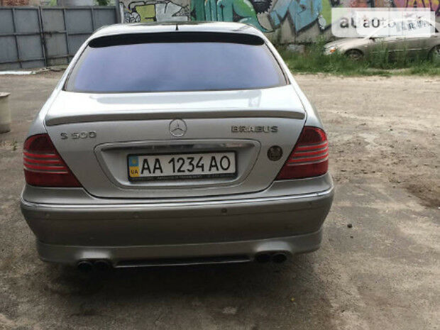 Mercedes-Benz S 500 2000 года