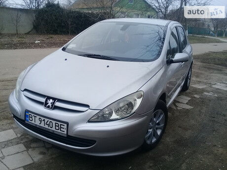 Peugeot 307 2002 года