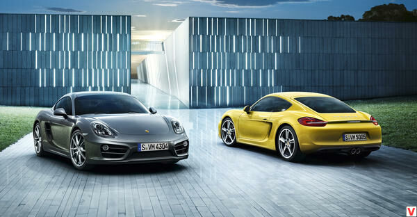 Porsche Cayman 2008 года