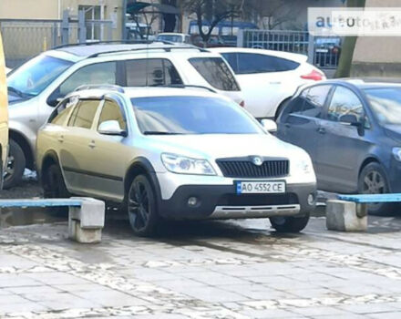 Фото на відгук з оцінкою 4.4   про авто Skoda Octavia Scout 2011 року випуску від автора “ВИКТОР” з текстом: Отличное авто на каждый день.Полный привод радует в любую погоду. Неприхотлива к топливу недорога...