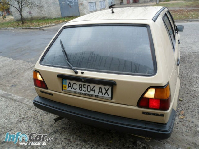 Volkswagen Golf 1986 года