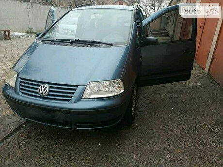 Volkswagen Sharan 2002 года