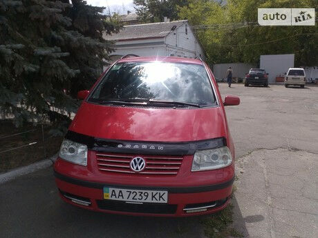 Volkswagen Sharan 2002 года