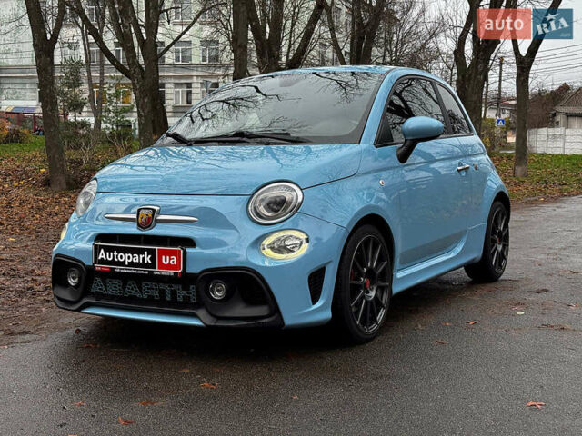 Синий Абарт Fiat 500, объемом двигателя 1.4 л и пробегом 59 тыс. км за 13790 $, фото 1 на Automoto.ua