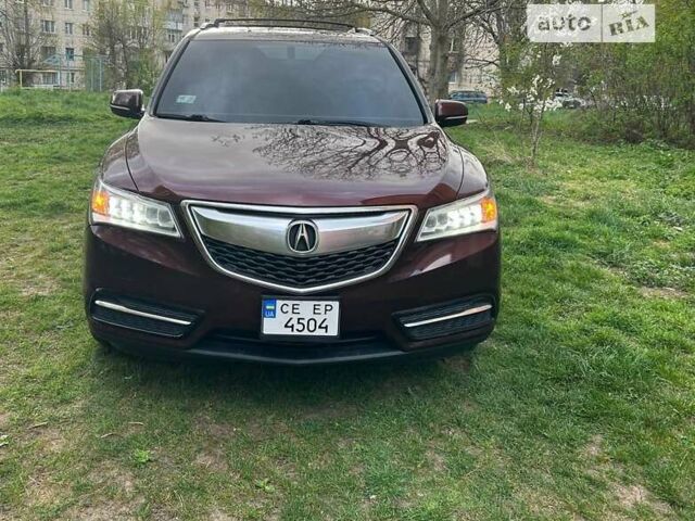 Красный Акура МДХ, объемом двигателя 3.47 л и пробегом 204 тыс. км за 17000 $, фото 1 на Automoto.ua