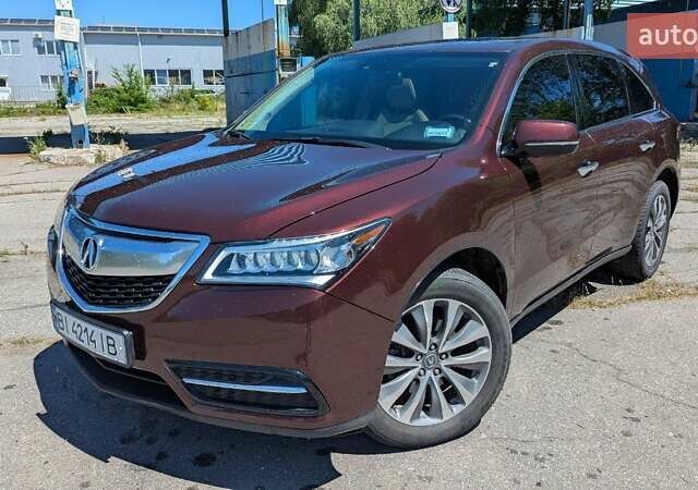 Красный Акура МДХ, объемом двигателя 3.47 л и пробегом 135 тыс. км за 24000 $, фото 1 на Automoto.ua