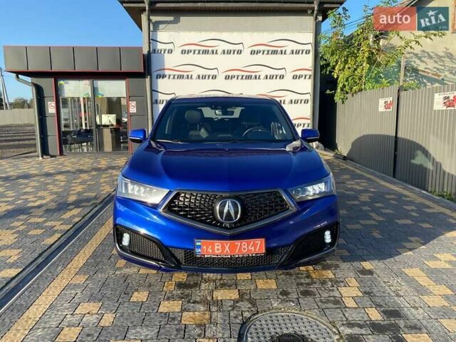 Синий Акура МДХ, объемом двигателя 3.5 л и пробегом 185 тыс. км за 23999 $, фото 1 на Automoto.ua