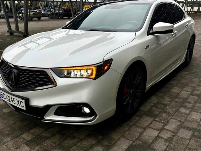 Белый Акура ТЛХ, объемом двигателя 3.5 л и пробегом 160 тыс. км за 25500 $, фото 1 на Automoto.ua