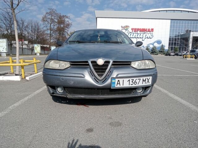 Серый Альфа 156, объемом двигателя 1.9 л и пробегом 407 тыс. км за 2800 $, фото 1 на Automoto.ua