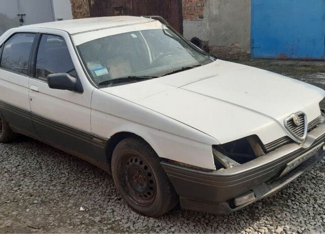 Белый Альфа 164, объемом двигателя 2 л и пробегом 420 тыс. км за 680 $, фото 1 на Automoto.ua